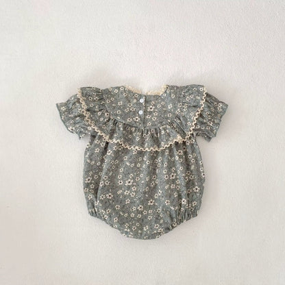 BloomCouture – Fashion Floral Jumpsuit for Babies (0–3 Years)