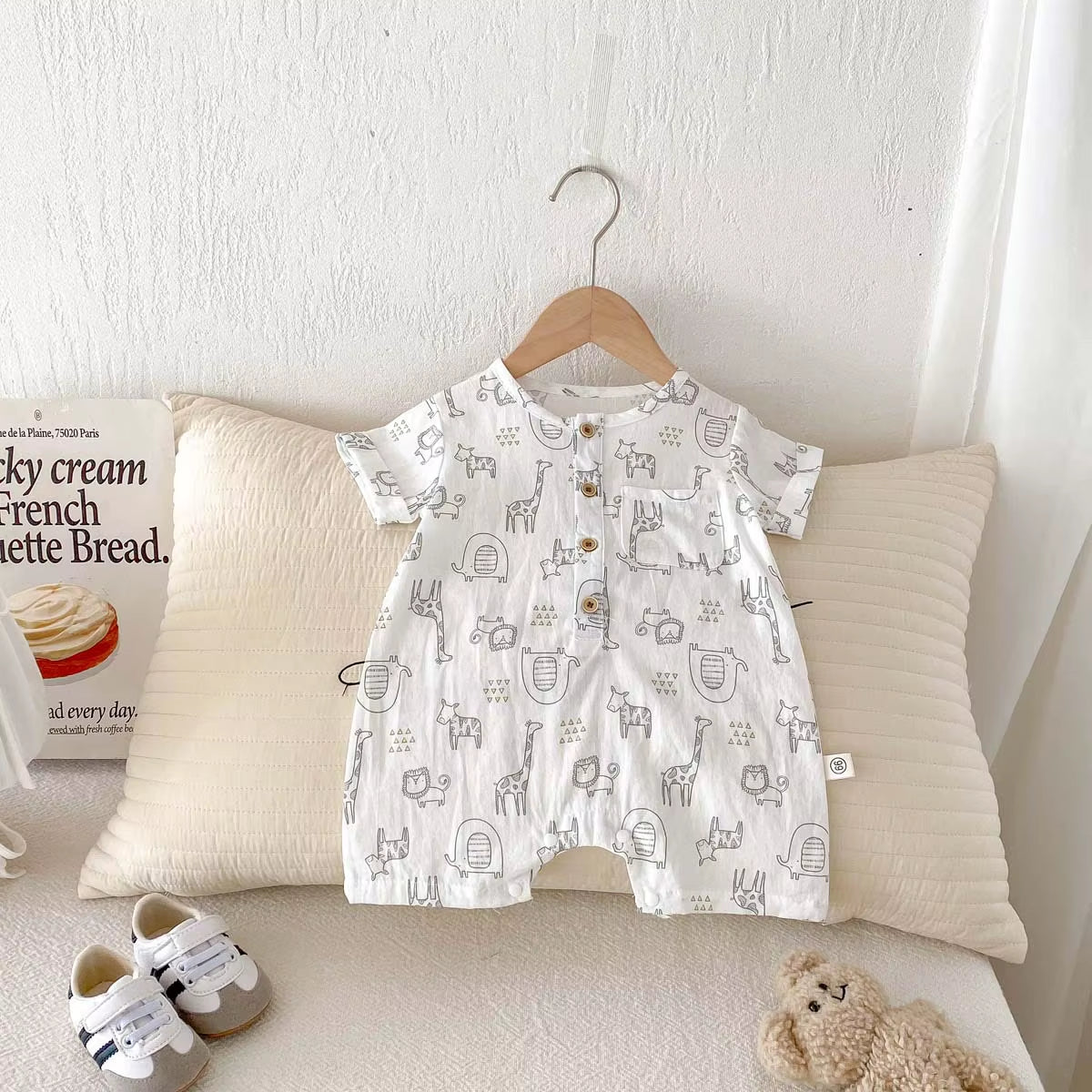 PlayPatch – Cartoon Cotton Romper for Babies