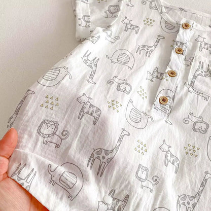 PlayPatch – Cartoon Cotton Romper for Babies