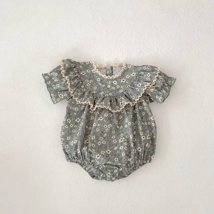 BloomCouture – Fashion Floral Jumpsuit for Babies (0–3 Years)