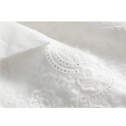 SunLily – Backless White Summer Dress for Baby Girls